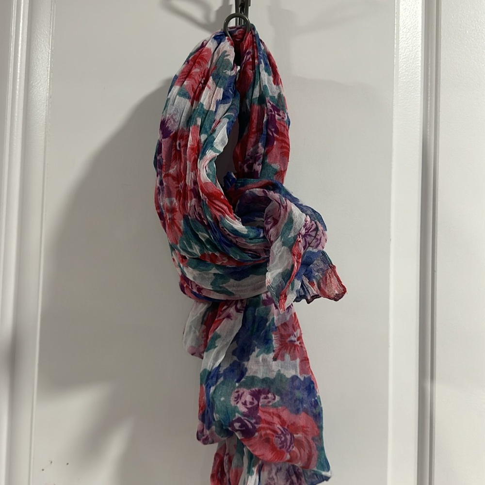 Floral Print Scarf